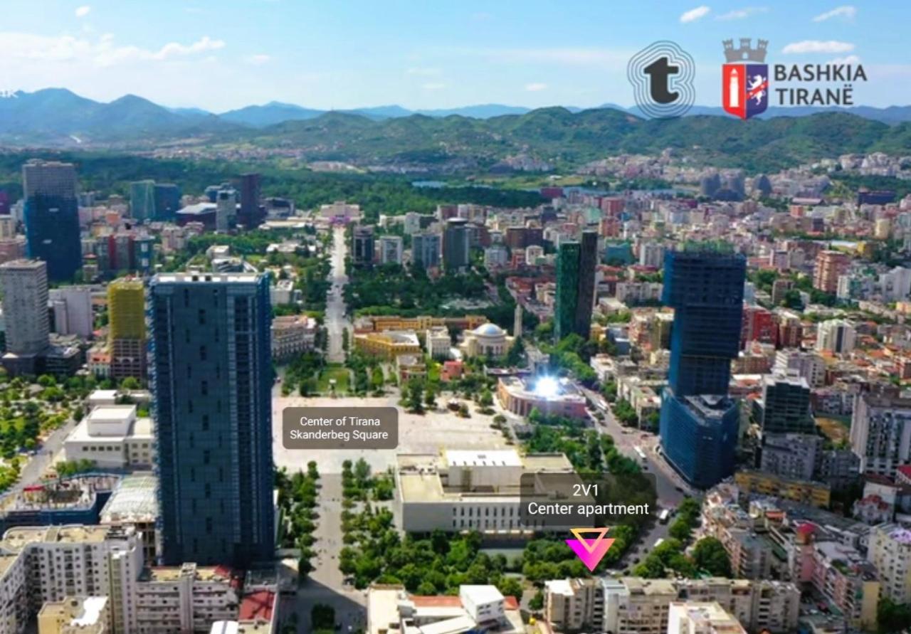2V1 - Center Apartment 4 Tiranë Eksteriør bilde